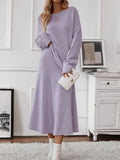 Fongt Elegant Knitted Suit Women's Shoulder Sweater Tops In Autumn And Winter 2025