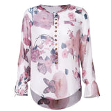 Sleeve Women Blouses 2021 Plus Size Turn-down Collar Blouse Shirt Casual Tops Elegant Work Wear Chiffon Shirts