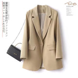 Fongt Suit Jacket Women's Short Model 2025 Autumn New Korean Version This Year's Popular Small Spring And Autumn Loose Suit