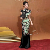 Fongt 2025 Summer New Women's Clothing Yi Mengling The Same New Chinese Improved Version Of The Cheongsam Dress