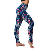 Classic Pink Blue Printed Cropped
