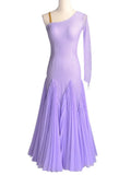 2024 Summer Dance New Practice Dress Mesh Pleated Chiffon Custom Standard Performance Ballroom Big Swing Dresses TH2787-Outfit
