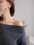 Fongt And Winter 2025 New Hot One-Step Skirt Sweater Set Women's Collar Knitted Top + Left Hip Skirts Ins