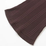 Fongt Homemade New Women's Classic Fashion Rib Rug Knitting Top 2893022