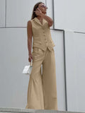 Fongt Fashion Casual Vest Trousers Suit Women's Clothing