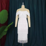 Fongt Sexy Bosom High-Waist Brooch Esu On Banquet Evening Dress Dress Girl Party Dresses