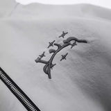 Fongt Tide Street Windbreaker Embroidery Windproof Jacket Zipper Jacket ()
