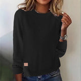 Fongt Sheintemu Autumn And Winter Round Collar Long-Sleeved Women's Sweater New