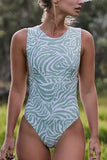 Floral Print One Piece 703-1-Outfit