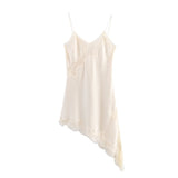 Fongt Homemade New Women's Clothing Series Lace Asymmetric Dress 5919200