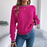 Shooting 2025 Autumn And Winter Casual Sleeve Long-Sleeved Sweater Women's