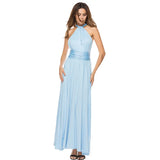 Style Multi-Wear Multi-Rope Cross-Back Sexy Bandage Dress Long Dress-Outfit