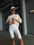 Fongt Cotton Collar Solid Color T-Shirt Girl 2025 Spring And Summer New Hot Cotton Short-Sleeved Top