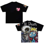 T-Shirt Oversized Y2K Blouse Korean Gothic T-Shirt Couple Retro New Sweatshirt-Outfit