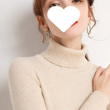 Fongt Temperament High-Neck Basic Sweater Women's Autumn And Winter Repair Jacket Inside The Bottom Of The Long-Sleeved Knitting