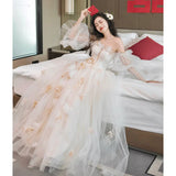 Fongt Evening Dress Woman 2025 New Winter Banquet Elegant Temperament Famous Slim Dress Mid-Long Evening Dress