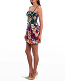 Spring And Summer New Gorgeous Temperament Three-Dimensional Flower Embroidery Sling Skirt Small Dress