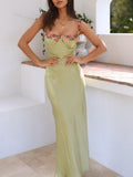 Sling Lace Satin French Minority Dress Ins Pure Stylish Hot Girls Wrap Buttocks-Outfit