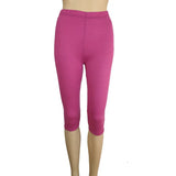 Elastic Cropped Black And White Thin
