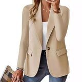 Fongt Explosion Autumn Long Sleeve Solid Color Cardigan Small Suitcase Woman