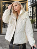 Women's Padded Jacket Female Oversize Hooded Coat Korean New in Outwears Thick Warm Demi-season Jacket for Women 2023-Outfit
