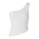 Fongt New One-Shoulder Bra Hot Babes Wind Double-Sided Wearing One-Shoulder Vest Southeast Asian Women's Clothing