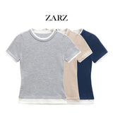 Fongt Homemade New Women's Classic Fashion Double T-Shirt 5644318
