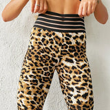 Leopard Women Leggins Push Up Workout Legging Femme High Waist Leopard Leggings Elastic Sportswear Leggins