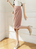 Skirts Women Hip Skirts 2023 Fashion Women Clothing High Waist Split One Step Skirts Black Skirt Irregular Skirts