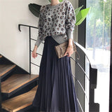 New 2021 Autumn Winter Women's Sweaters Pullovers Leopard Korean Style Knitted Oversize Female Wild Jumpers