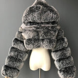 Fongt Fur Autumn And Winter New Imitation Fur Turf Warm Hat Fur Coat Woman