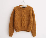 Winter Warm Sweaters and Twisted Pullovers Women Casual Short Feminino Knitted Sweater Jumpers Cheap Sweaters China