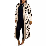 Fongt Autumn And Winter New Women's Coat Long Sleeve Splicing Loose Commuter
