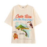 Fongt Homemade New Women's Classic B&R Printed Loose T-Shirt 0085172