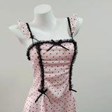 Fongt Princess Style Sexy With Chest Cushion Pajamas Sweet Lace Lace Slings Home Dress Pyjamas