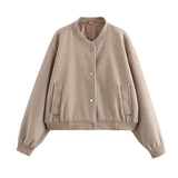 Fongt Women's ZA Summer New 5 Color Soft Jacket Jacket
