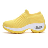 Women Sneakers Running Shoes Sports Shoes Breathable Mesh Comfortable Platform Shoes Air Cushion Sneaker