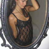 Fongt Hottie Niche Lace Perspective Sling Skirt Exploding Fashion Showback Dress