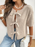 Fongt Spring/Summer In Women's Wear With Long-Sleeved Knitted Shirt