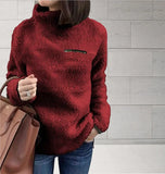 Fongt Sweater In Autumn 2024 Women's Fashion Zipper High-Neck Bottom