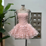 Romantic Sweet Name Of The Golden Party 穩蝩蝶蝶fish Bone Strapped Braped Dress With