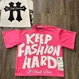 Fongt New T-Shirt KEEP Before And After Printing Round Neck Short Sleeve Direct Selling Hot