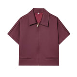 Fongt Spring New Women's Collar Short-Sleeved Short Coat Straight Trousers 8491053 8491054