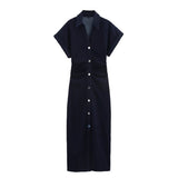 Fongt Homemade New Women's Classic Denim Fantula Dress 2284576