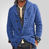 Fongt Men's Wear Autumn And Winter Long-Sleeved Thick Knit Sweater Knitted Jersey Over The Collar Men's Coat Tide