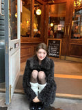 Fongt Urchin Toka Fur Coat Teddy Curly Wool Coat Warm Royal Sister Wind