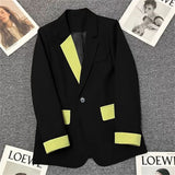 Fongt Early Autumn Blaze Suit Jacket Women's New High-End Temperament Fashion Fried Street Casual Loose Suit Suit
