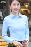 Fashion Women Shirts White Shirt Women Long Sleeve Shirts Tops Office Lady Basic Shirt Blouses Plus Size Woman Blouse
