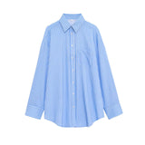 Fongt Spring And Summer New Striped Loose Shirt 3217253 Pajamas Trousers 6929414