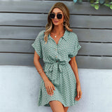Dot Vintage High Waist Mini